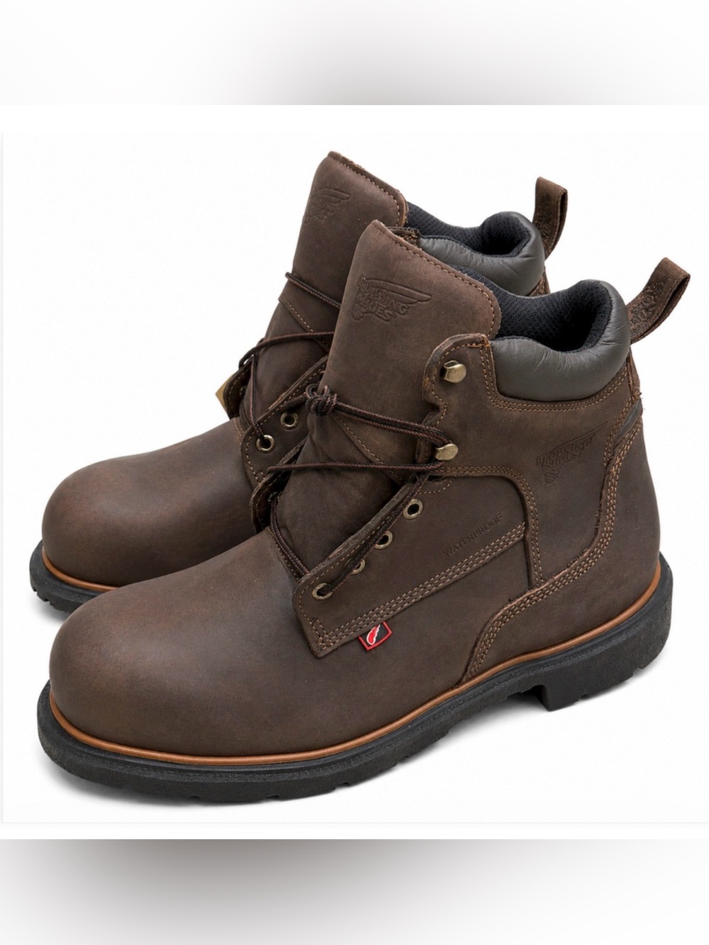 RED WING 4404 DYNAFORCE 6-INCH INSULATED WATERPROOF SAFETY TOE WORK BOOTS 8.5 H